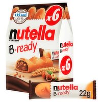 NUTELLA® B-ready 132g - 6 Bars x 22g