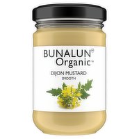 Bunalun Organic Dijon Mustard Smooth 200g