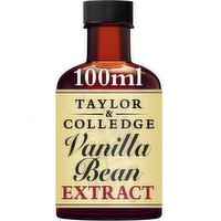 Taylor & Colledge Fairtrade Organic Vanilla Bean Extract 100ml