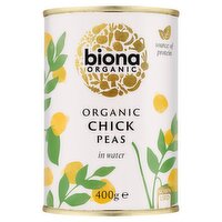 Biona Organic Chickpeas in Water 400g