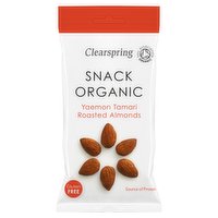 Clearspring Snack Organic Tamari Roasted Sicilian Almonds 30g