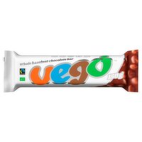 Vego Fairtrade Organic Whole Hazelnut Chocolate Bar 150g