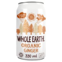 Whole Earth Organic Sparkling Ginger 330ml