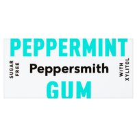 Peppersmith Sugar Free Peppermint Gum 15g