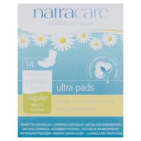 Natracare 14 Organic Cotton Cover Regular Ultra Pads