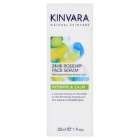 Kinvara Natural Skincare 24Hr Rosehip Face Serum 30ml