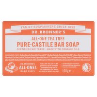 Dr. Bronner's All-One Tea Tree Pure-Castile Bar Soap 140g