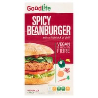 Good Life Spicy Beanburger 4 Pack 454g