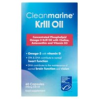 Cleanmarine Krill Oil 60 Capsules 49.5g