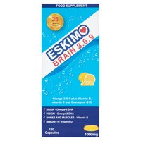 Eskimo Brain 3.6.9 Lemon Flavour 1000mg 120 Capsules