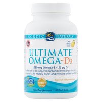 Nordic Naturals Ultimate Omega-D3 60 Soft Gels