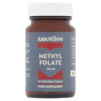 Nourish Methyl Folate 400µg 90 Vegetarian Tablets