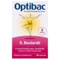 Optibac S. Boulardii Digestive Supplement 40 Capsules