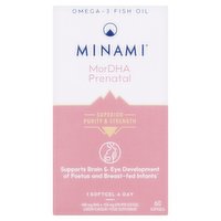 Minami MorDHA Prenatal Lemon Flavour 60 Softgels 64g