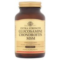 Solgar Extra Strength Glucosamine Chondroitin MSM 60 Tablets