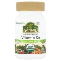 NaturesPlus Source of Life Garden Vitamin K2 60 Vegan Capsules