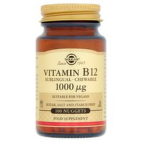 Solgar Vitamin B12 Sublingual Chewable 1000μg 100 Nuggets