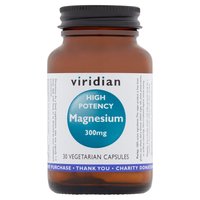 Viridian High Potency Magnesium 300 30 Vegetarian Capsules