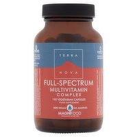 Terra Nova Full-Spectrum Multivitamin Complex 100 Vegetarian Capsules