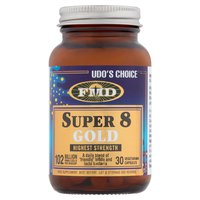 FMD Udo's Choice Super 8 Gold 30 Vegetarian Capsules 26.1g