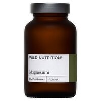 Wild Nutrition General Living Food-Grown Magnesium 60 Capsules