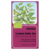 Floradix Lemon Balm Tea 15 Filterbags 24g