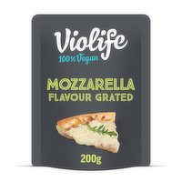 Violife Mozzarella Flavour Grated Vegan Alternative to Cheese 200g