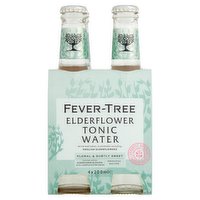 FEVER-TREE Elderflower Tonic Water 4 x 200ml