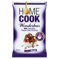 Homecook Wonderbar Milk Chocolate Flavour Cake Covering 300g