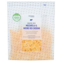 Dunnes Stores Grated Mix Mozzarella & Mature Red Cheddar 200g