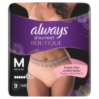 Always Discreet Boutique Incontinence Pants Women, Large, UK Dress