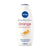 NIVEA Caring Shower Cream Orange & Avocado Oil  750ml 