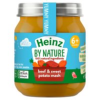 Heinz By Nature Beef & Sweet Potato Mash 6+ Months 120g