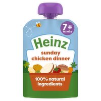 Heinz Sunday Chicken Dinner Baby Food Pouch 7+ Months 130g