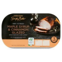 Dunnes Stores Simply Better Maple Syrup & Cinnamon Glazed Irish Bacon Loin Joint 575g