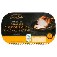 Dunnes Stores Simply Better Orange Blossom Honey & Ginger Glazed Irish Bacon Loin Joint 575g