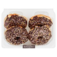 Dunnes Stores Chocolate Sprinkles Doughnuts 4 Pk