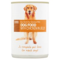 Dunnes Stores My Family Favourites Dog Food with Chicken in Jelly 400g
