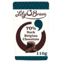 Lily O'Brien's 70% Dark Belgian Chocolate 110g