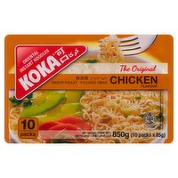 Koka Oriental Instant Noodles The Original Chicken Flavour 10 x 85g (850g)