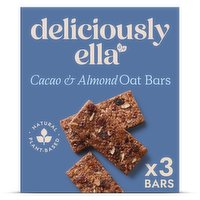 Deliciously Ella Cacao & Almond Oat Bars 3 x 50g