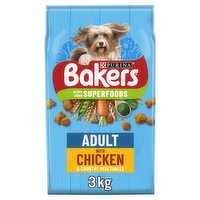 BAKERS Chicken with Vegetables Dry Dog Food 3kg