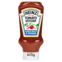 Heinz 50% Less Sugar & Salt Tomato Ketchup 625g