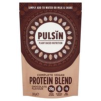 Pulsin Plant Based Pea Protein Natural Chocolate Flavour 250g