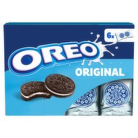 OREO Original Vanilla Sandwich Biscuits 6 Snack Packs 132g