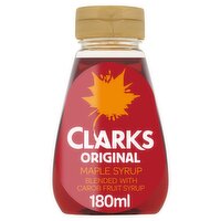 Clarks Original Maple Syrup Blended with Carob Fruit Syrup 180ml