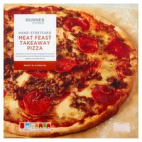Dunnes Stores Hand-Stretched Meat Feast Takeaway Pizza 490g