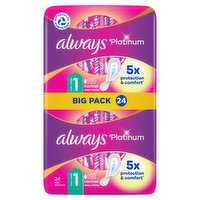 Always Platinum Normal Sanitary Towel 24X