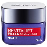 L'Oreal Paris Revitalift Filler + Hyaluronic Acid Anti Ageing Night Cream 50ml