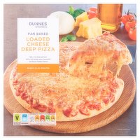 Dunnes Stores Pan Baked Loaded Cheese Deep Pizza 424g